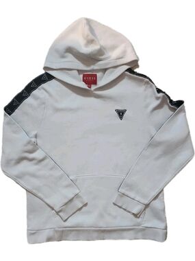 Guess Los Angeles Mens Hooded Sweatshirt White Size L Hoodie